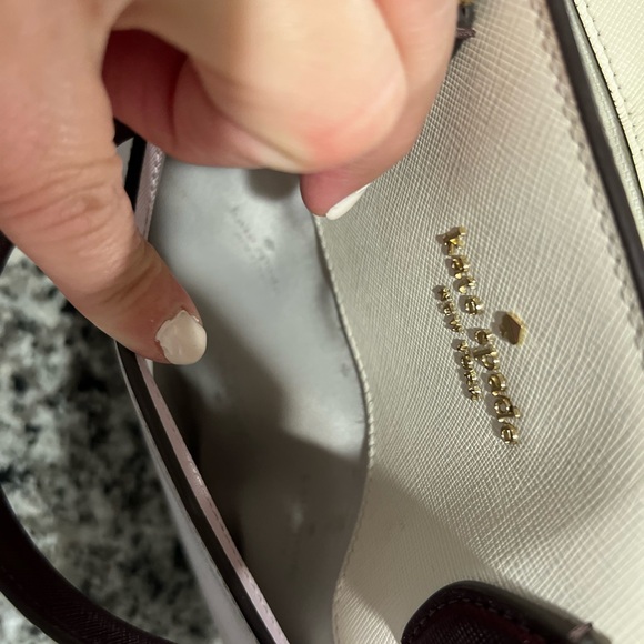 Kate Spade Cream and Light Pink Satchel - Picture 6 of 9